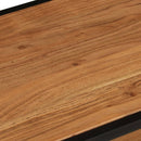 vidaXL tömör akácfa dohányzóasztal 90 x 45 x 35 cm