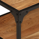 vidaXL tömör akácfa dohányzóasztal 90 x 45 x 35 cm