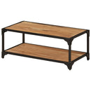 vidaXL tömör akácfa dohányzóasztal 90 x 45 x 35 cm