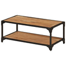 vidaXL tömör akácfa dohányzóasztal 90 x 45 x 35 cm