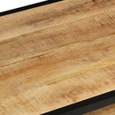 vidaXL tömör nyers mangófa dohányzóasztal 90 x 45 x 35 cm