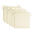 vidaXL 6 db összecsukható tömör tíkfa kerti szék párnával