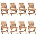 vidaXL 8 db összecsukható tömör tíkfa kerti szék párnával