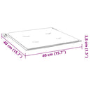 vidaXL 8 db tömör tíkfa kerti szék piros párnával