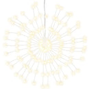 vidaXL 10 db karácsonyi meleg fehér tűzijátéklámpa 1400 LED-del 20 cm