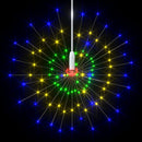 vidaXL 10 db karácsonyi többszínű tűzijátéklámpa 1400 LED-del 20 cm