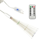 vidaXL 10 db karácsonyi többszínű tűzijátéklámpa 1400 LED-del 20 cm