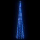 vidaXL kúp alakú karácsonyfa 752 kék LED-del 160 x 500 cm