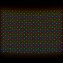 vidaXL színes kültéri hálós karácsonyi világítás 306 LED-del 3 x 3 m
