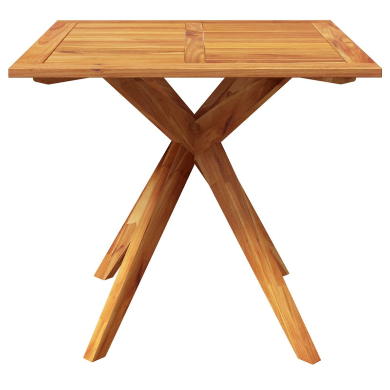 vidaXL tömör akácfa kerti asztal 85 x 85 x 75 cm