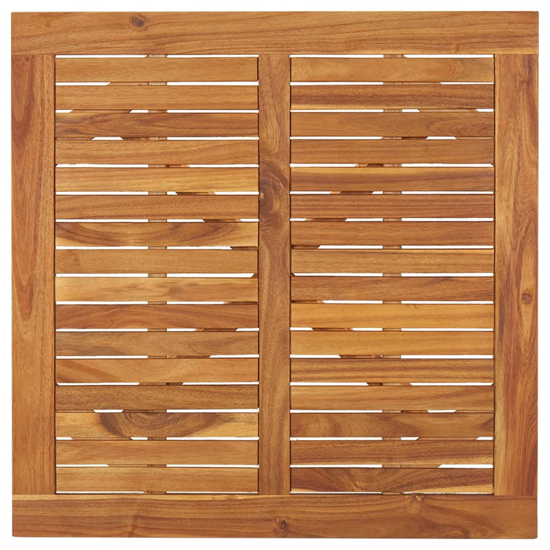 vidaXL tömör akácfa kerti asztal 85 x 85 x 75 cm