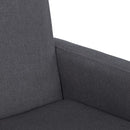 vidaXL sötétszürke szövet hintaszék