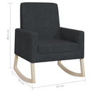 vidaXL fekete szövet hintaszék