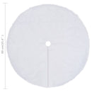 vidaXL fehér karácsonyfa szoknya műszőrme 90 cm
