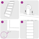 vidaXL fekete ESG üveg és alumínium tolóajtó 90 x 205 cm