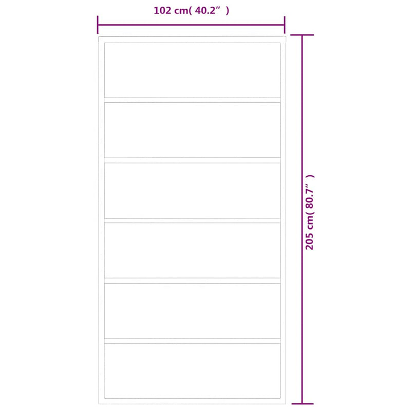 vidaXL fekete ESG üveg és alumínium tolóajtó 102 x 205 cm