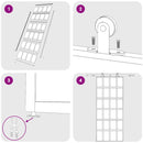 vidaXL fekete ESG üveg és alumínium tolóajtó 90 x 205 cm