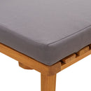 vidaXL tömör akácfa kerti heverő 200 x 65 cm