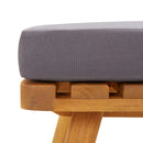 vidaXL 2 részes tömör akácfa kerti ülőgarnitúra párnákkal