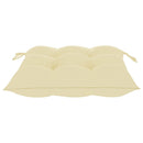 vidaXL 4 db tömör tíkfa kerti szék párnával