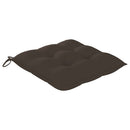vidaXL 4 db tömör tíkfa kerti szék párnával