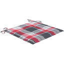 vidaXL 6 db tömör tíkfa kerti szék párnákkal