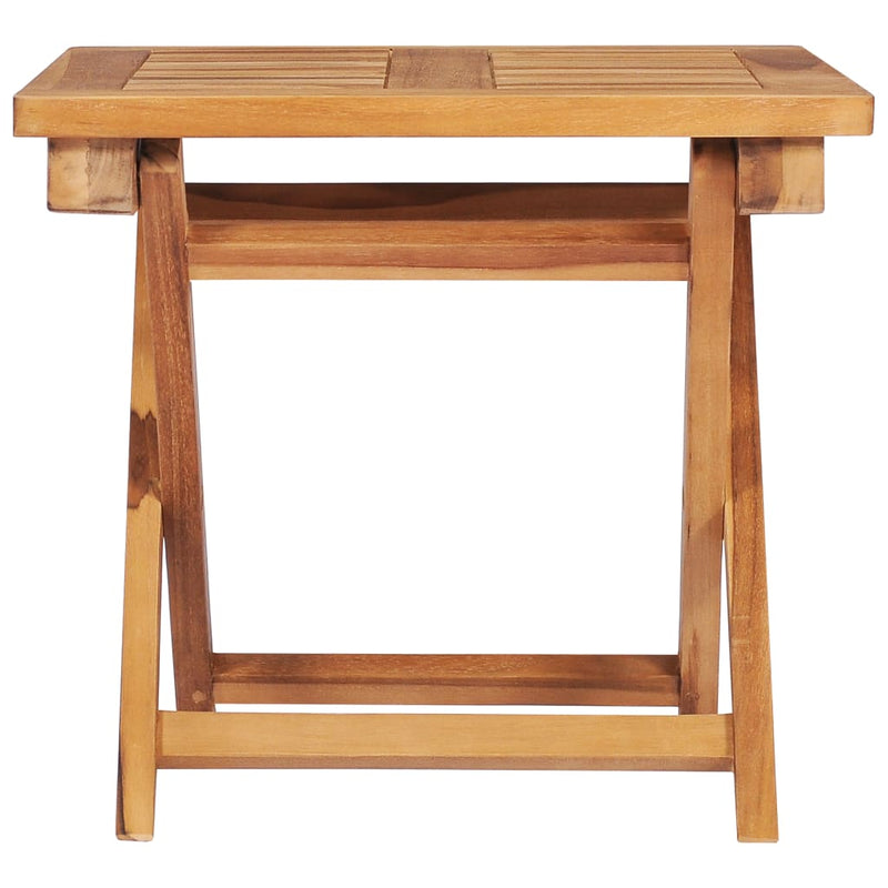 vidaXL 2 db tömör tíkfa napozóágy asztallal és párnával