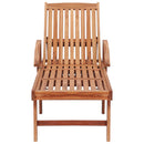 vidaXL 2 db tömör tíkfa napozóágy királykék párnával