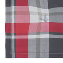 vidaXL 4 db rakásolható tömör tíkfa kerti szék párnákkal