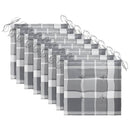 vidaXL 8 db rakásolható tömör tíkfa kerti szék párnákkal