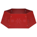 vidaXL piros karácsonyfatalp-takaró Ø68 x 25 cm