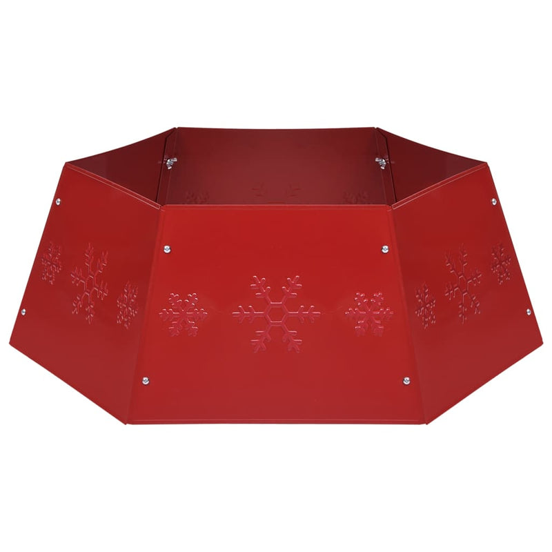 vidaXL piros karácsonyfatalp-takaró Ø68 x 25 cm