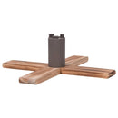 vidaXL karácsonyfatalp 54 x 54 x 16 cm