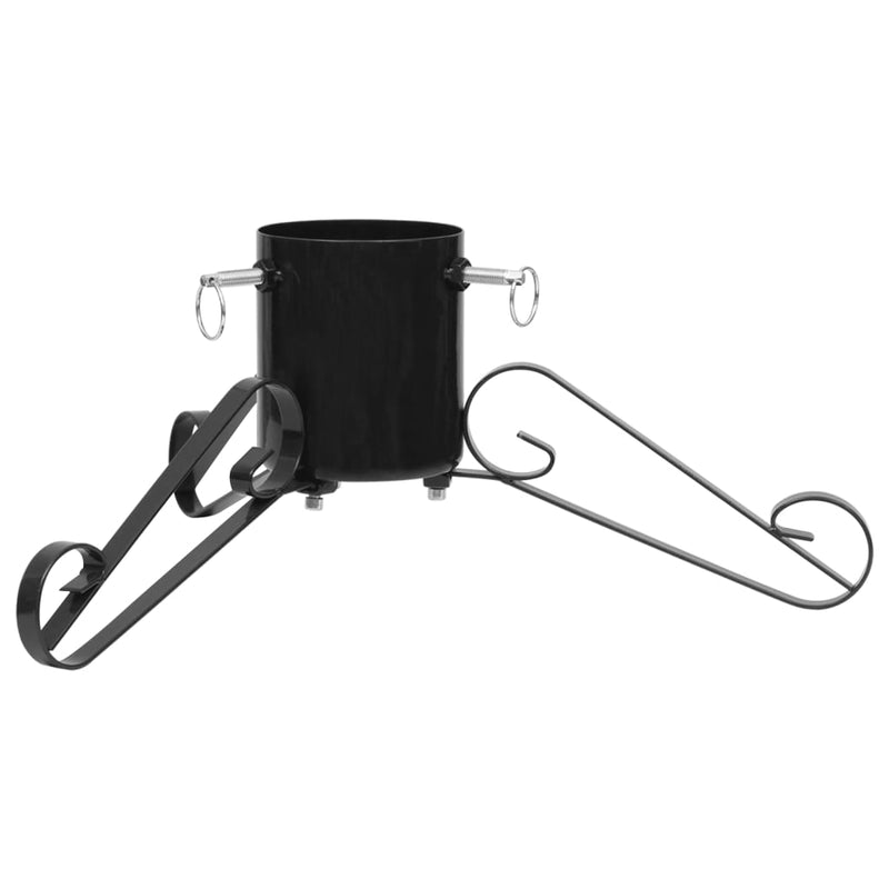 vidaXL fekete karácsonyfatalp 58 x 58 x 21 cm