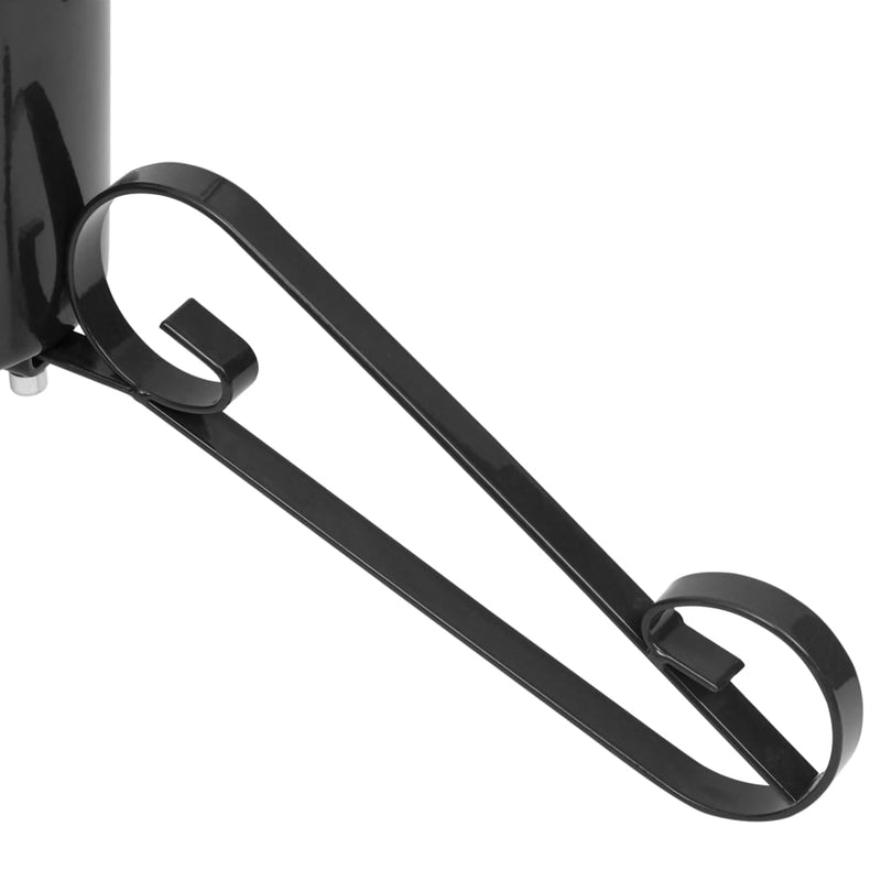 vidaXL fekete karácsonyfatalp 58 x 58 x 21 cm