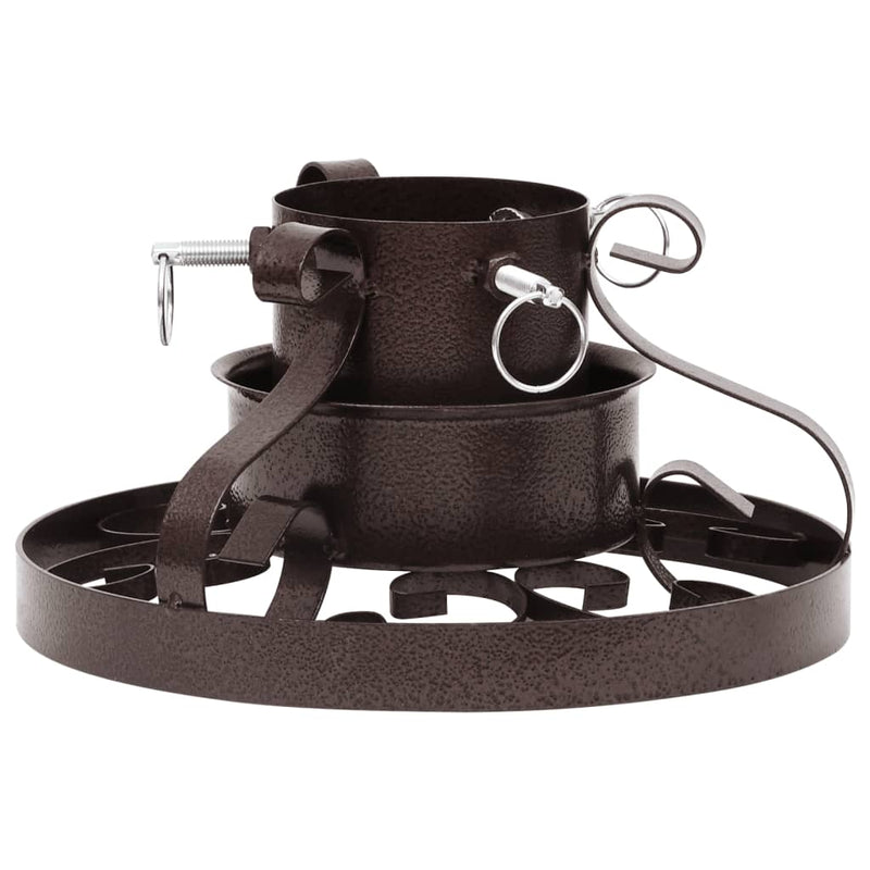 vidaXL antik réz karácsonyfatalp 29 x 29 x 15,5 cm