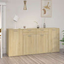 vidaXL sonoma tölgy színű szerelt fa tálalószekrény 160 x 36 x 75 cm