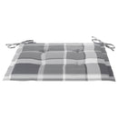 vidaXL 6 db összecsukható tömör akácfa kerti szék párnával