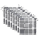 vidaXL 8 db összecsukható tömör akácfa kerti szék párnákkal