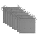 vidaXL 8 db összecsukható tömör akácfa kerti szék párnákkal