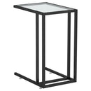 vidaXL átlátszó edzett üveg számítógép-kisasztal 50 x 35 x 65 cm