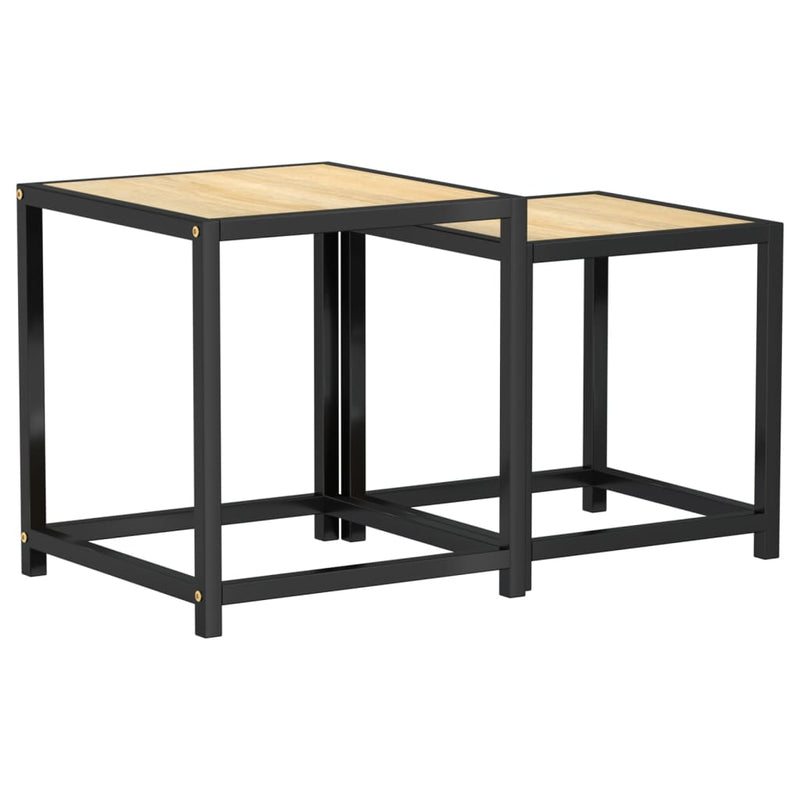 vidaXL 2 db sonoma-tölgyszínű MDF dohányzóasztal