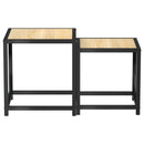 vidaXL 2 db sonoma-tölgyszínű MDF dohányzóasztal