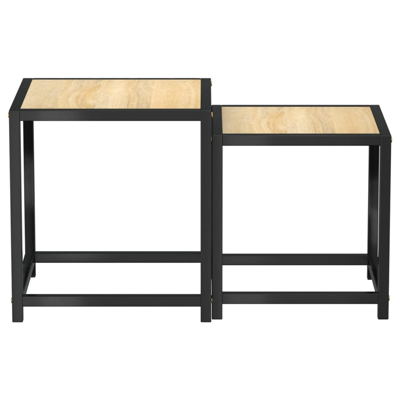 vidaXL 2 db sonoma-tölgyszínű MDF dohányzóasztal