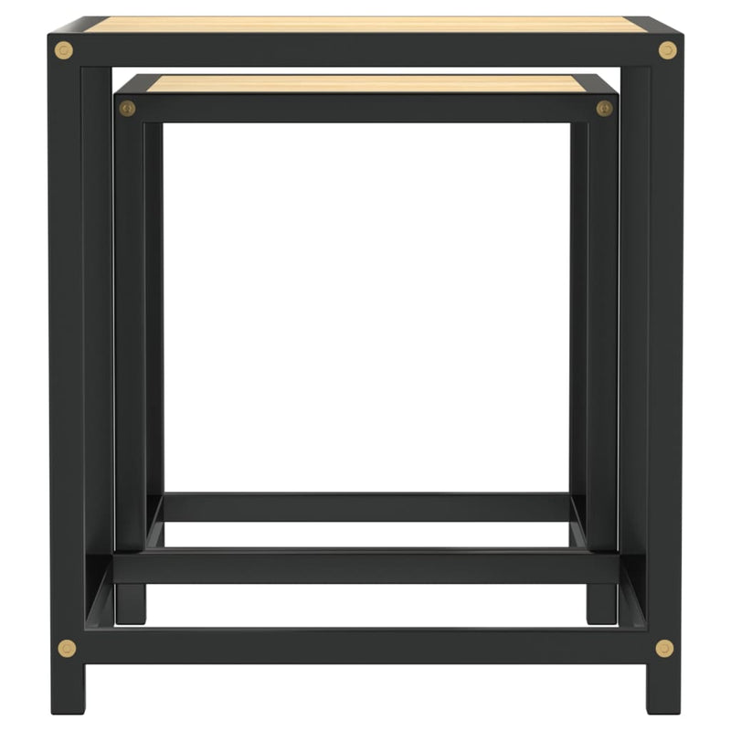 vidaXL 2 db sonoma-tölgyszínű MDF dohányzóasztal