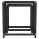 vidaXL 2 db fekete MDF dohányzóasztal