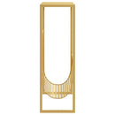 vidaXL aranyszínű acél újságtartó állvány 35 x 15 x 45 cm