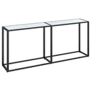 vidaXL fehér márvány edzett üveg tálalóasztal 180 x 35 x 75,5 cm