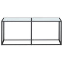 vidaXL fehér márvány edzett üveg tálalóasztal 180 x 35 x 75,5 cm