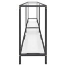 vidaXL átlátszó edzett üveg tálalóasztal 180 x 35 x 75,5 cm